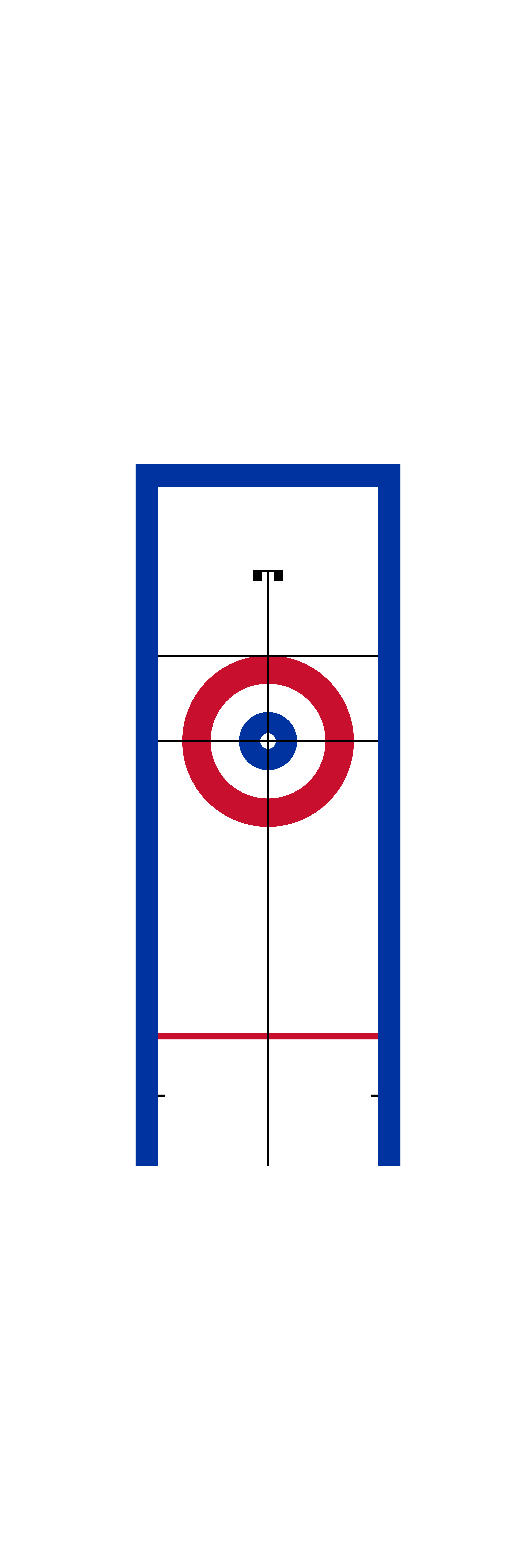 Curling house rendered from World Curling Federation sheet