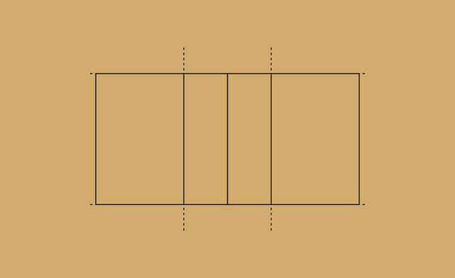 A volleyball surface (FIVBCourt) drawn by sportypy